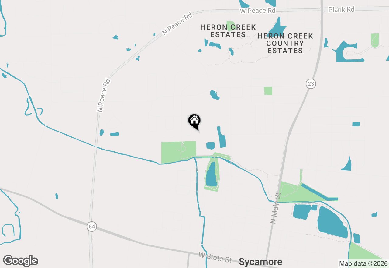 Map of 1310 Janet Street, Sycamore, IL 60178