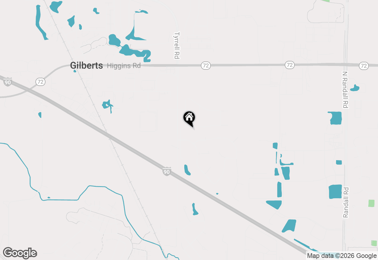 Map of 433 Running Deer Lane, Gilberts, IL 60136