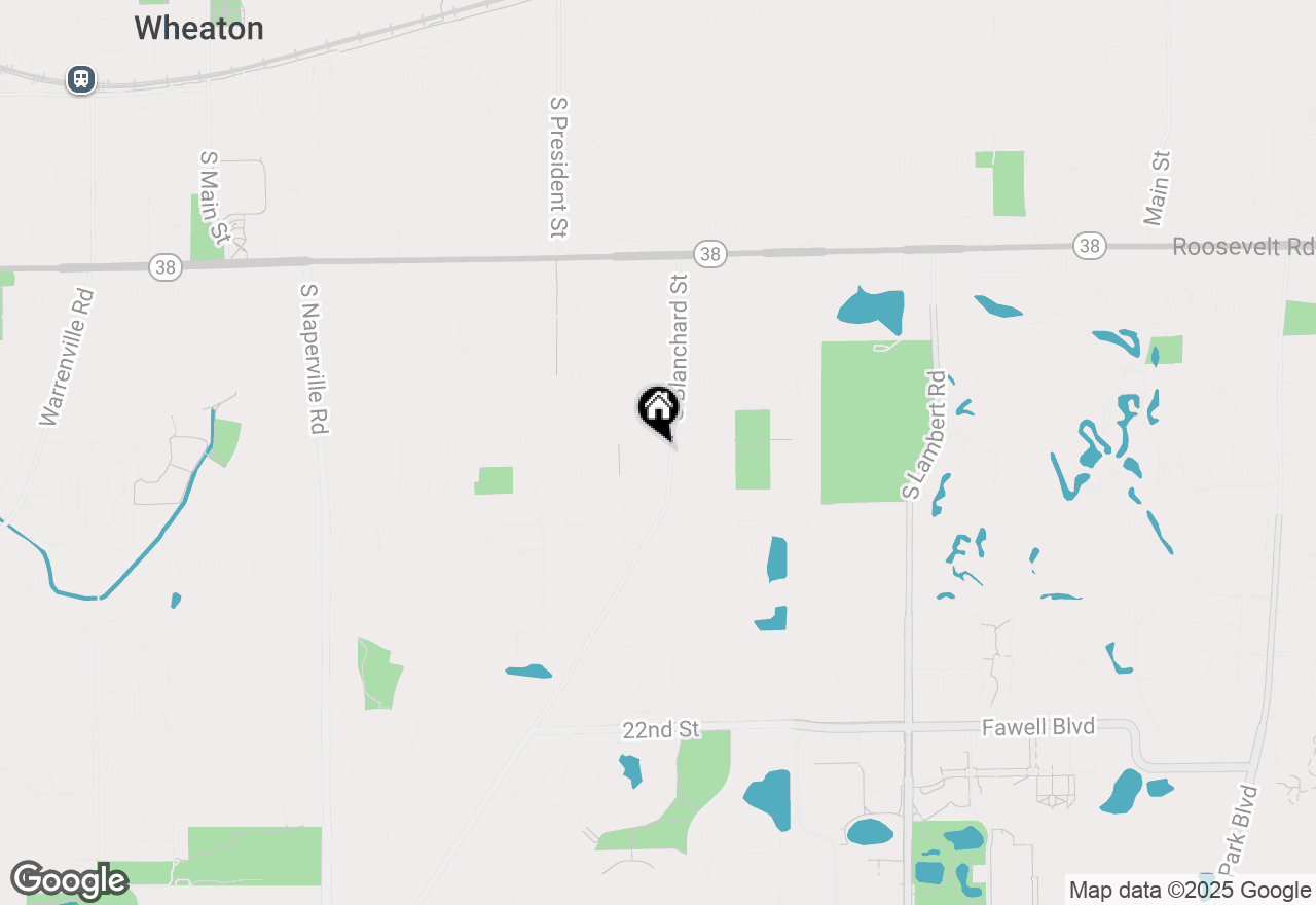 Map of 1308 Dawes Avenue, Wheaton, IL 60189