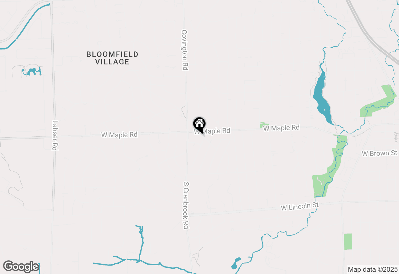 Map of 2435 Radnor Street, Birmingham, MI 48009