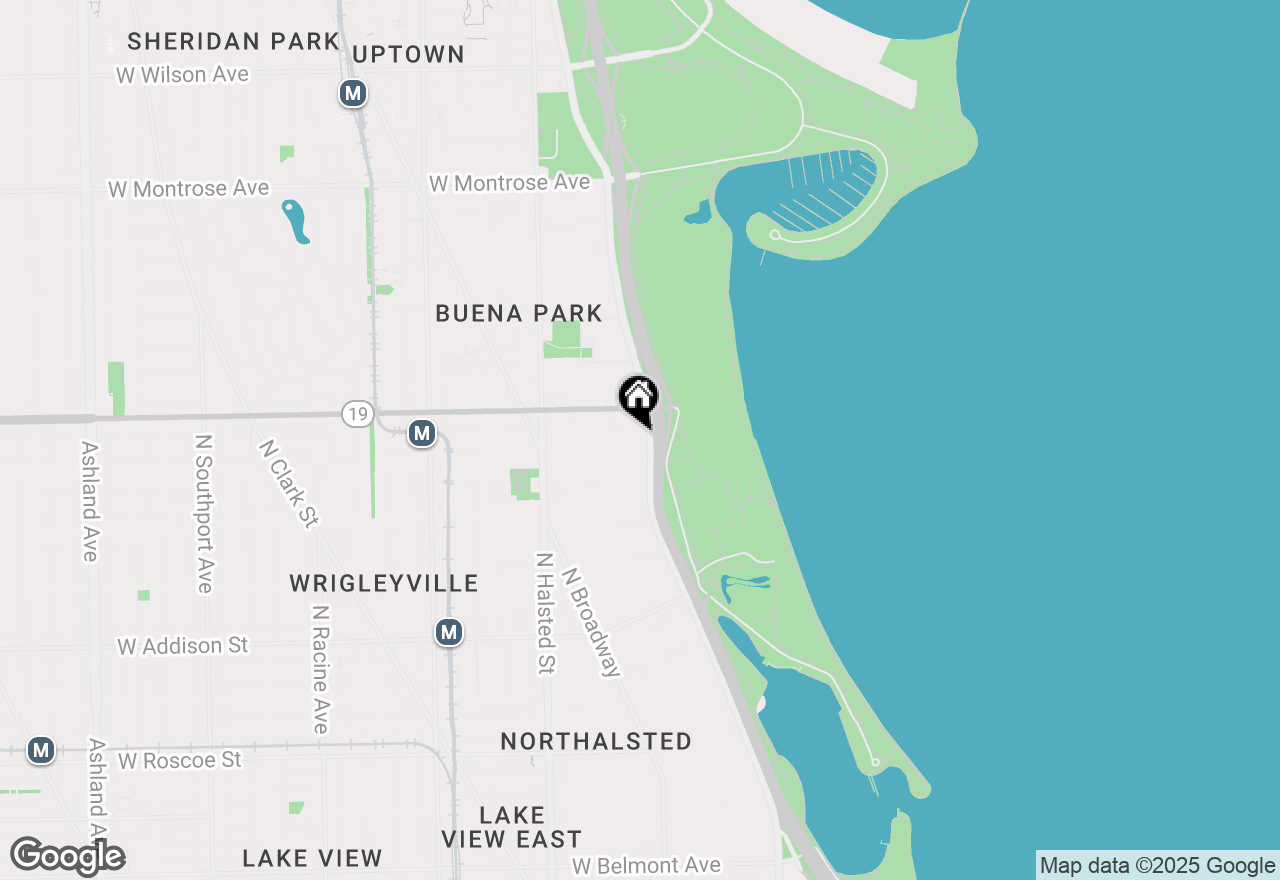 Map of 3920 N Lake Shore Drive #7S, Chicago, IL 60613