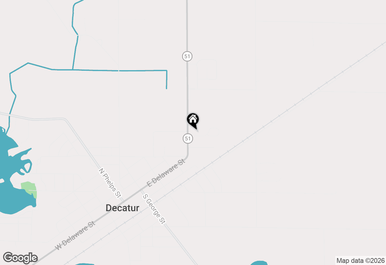 Map of 42910 Evergreen Park Drive, Decatur, MI 49045