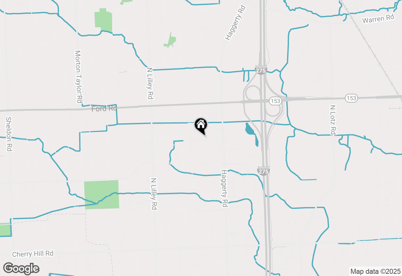 Map of 41639 Bedford Drive, Canton, MI 48187