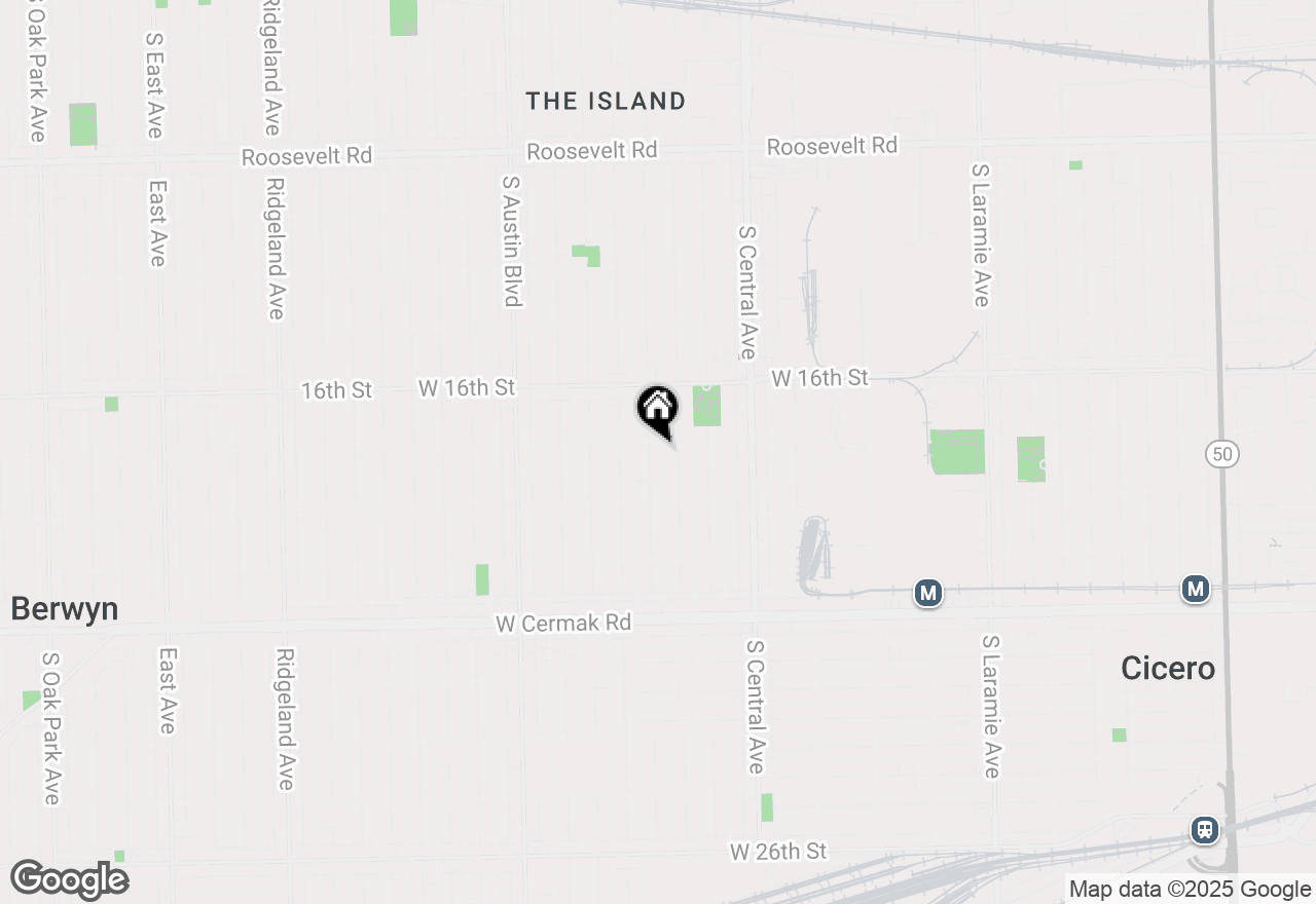 Map of 1806 S 57th Court, Cicero, IL 60804