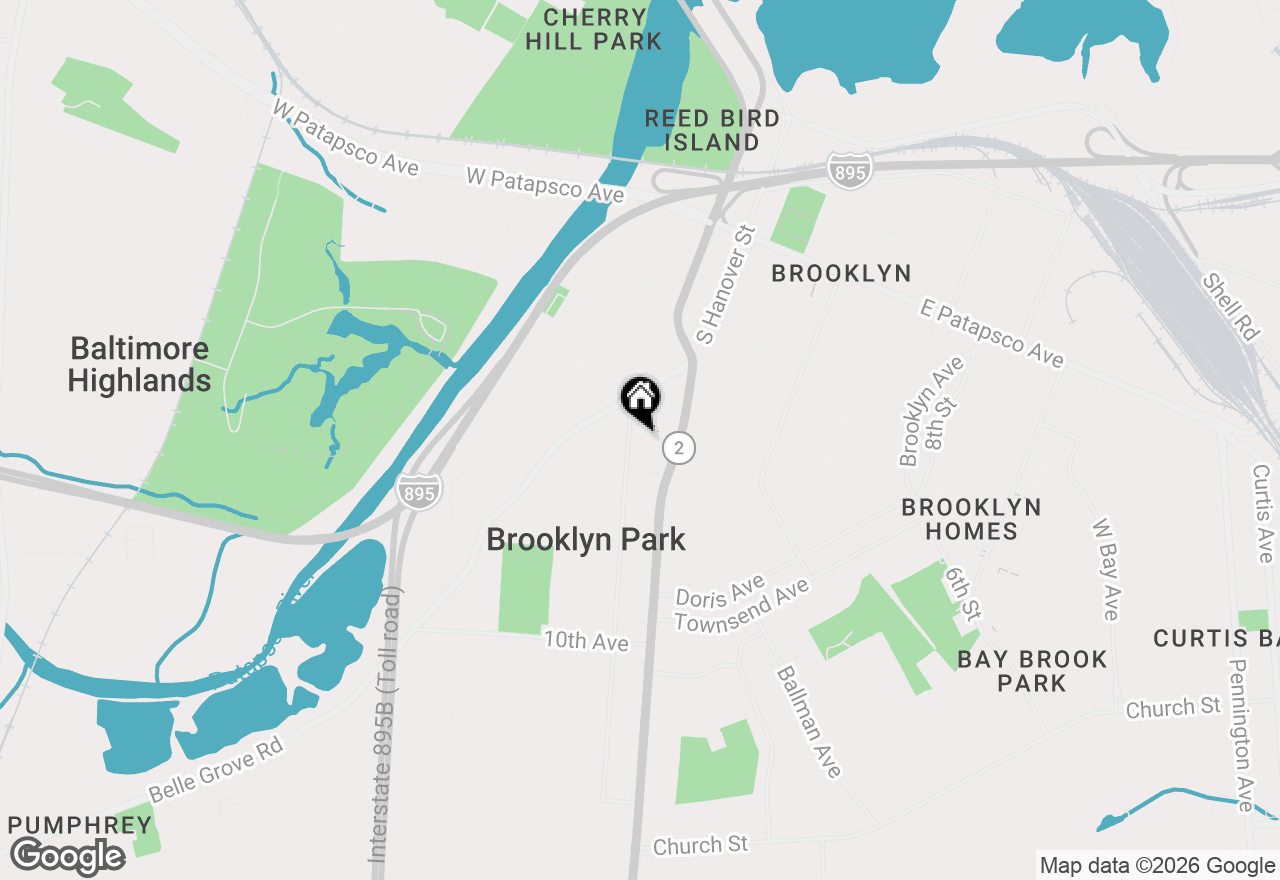 Map of 17 2nd Avenue, Baltimore, MD 21225