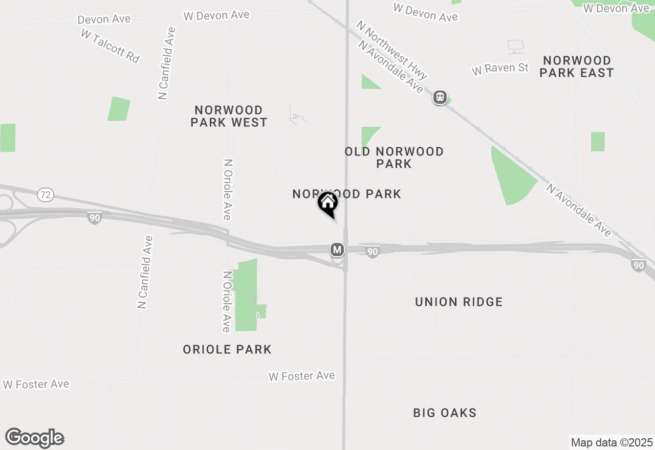 Map of 7236 W Olive Avenue, Chicago, IL 60631