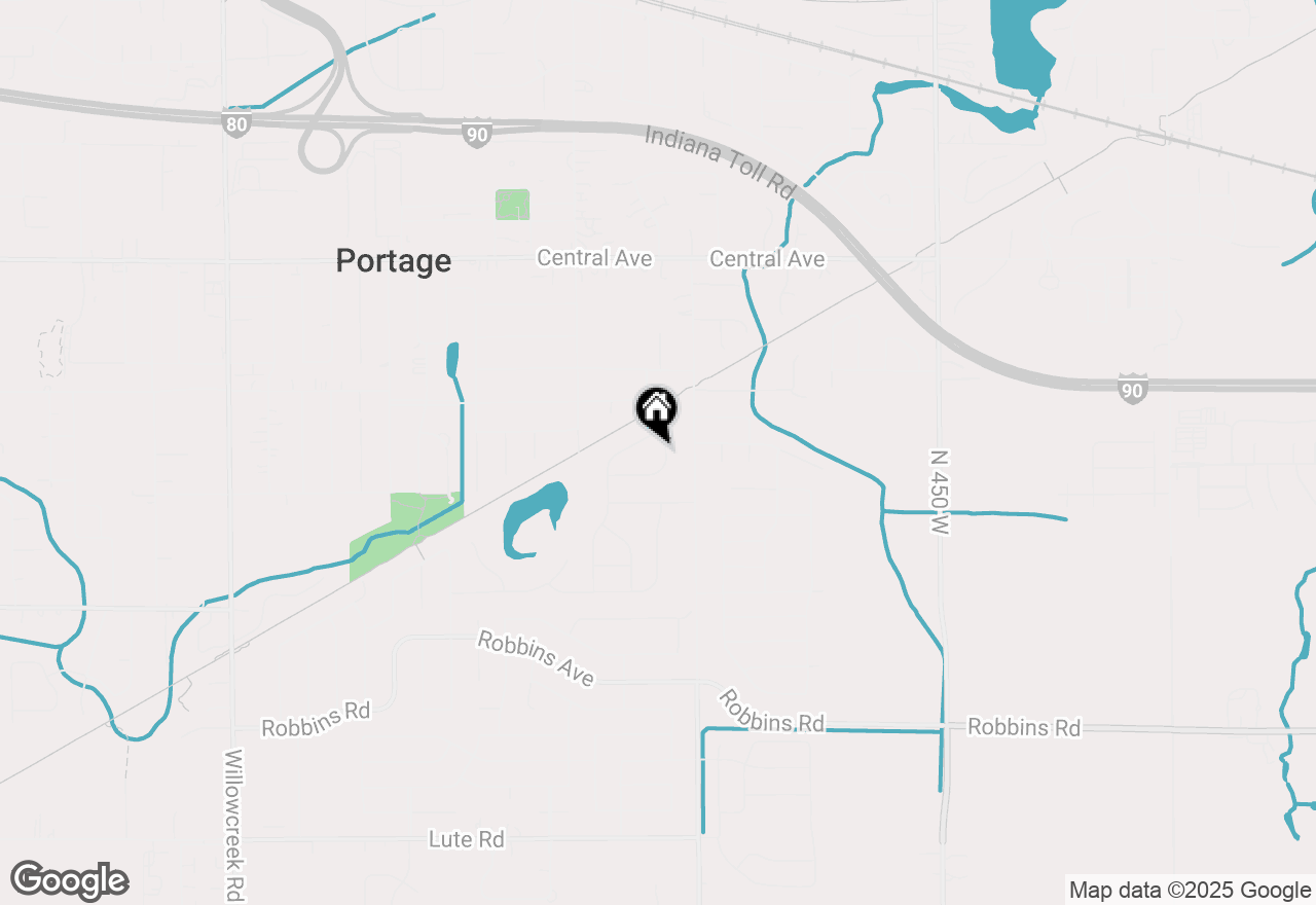 Map of 6466 Hannah Drive, Portage, IN 46368