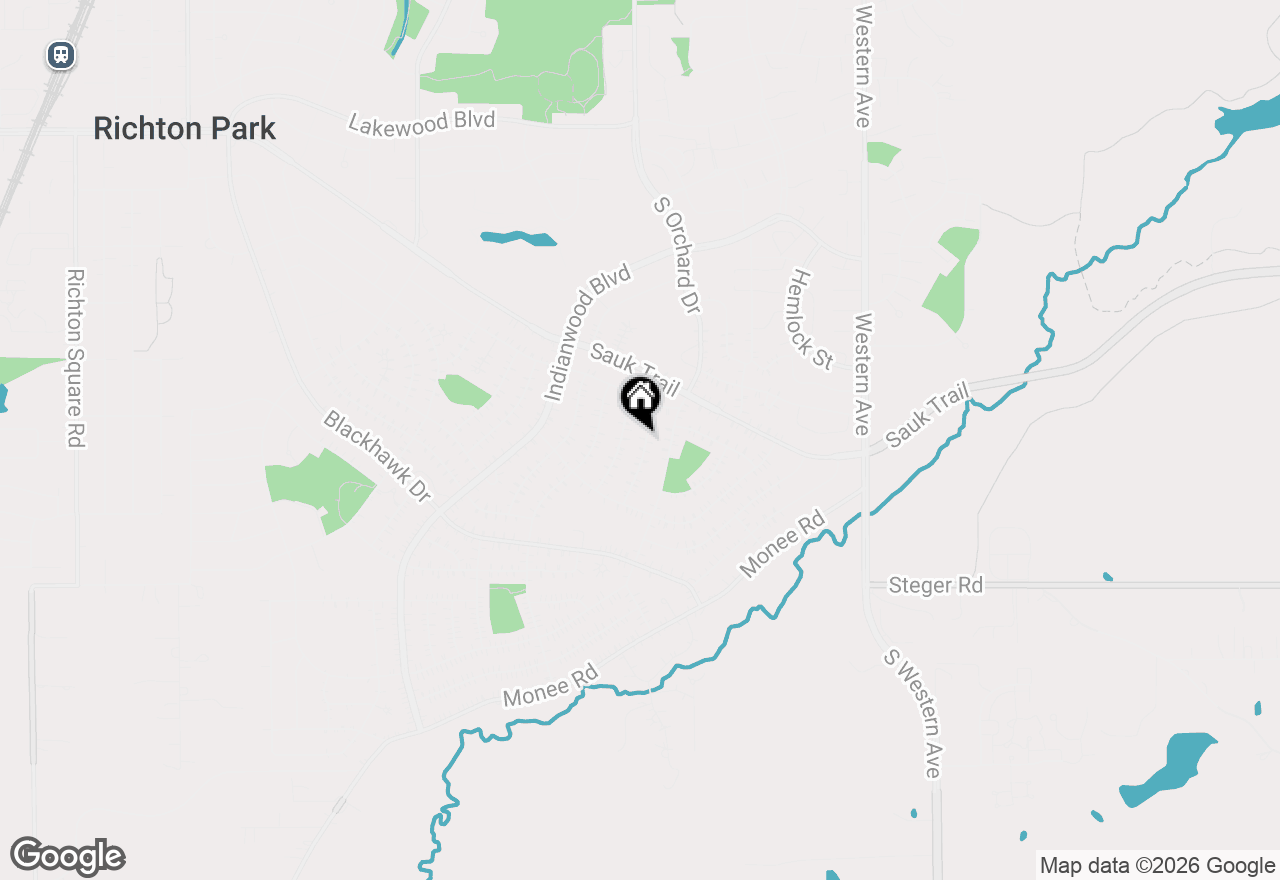 Map of 322 Nassau Street, Park Forest, IL 60466
