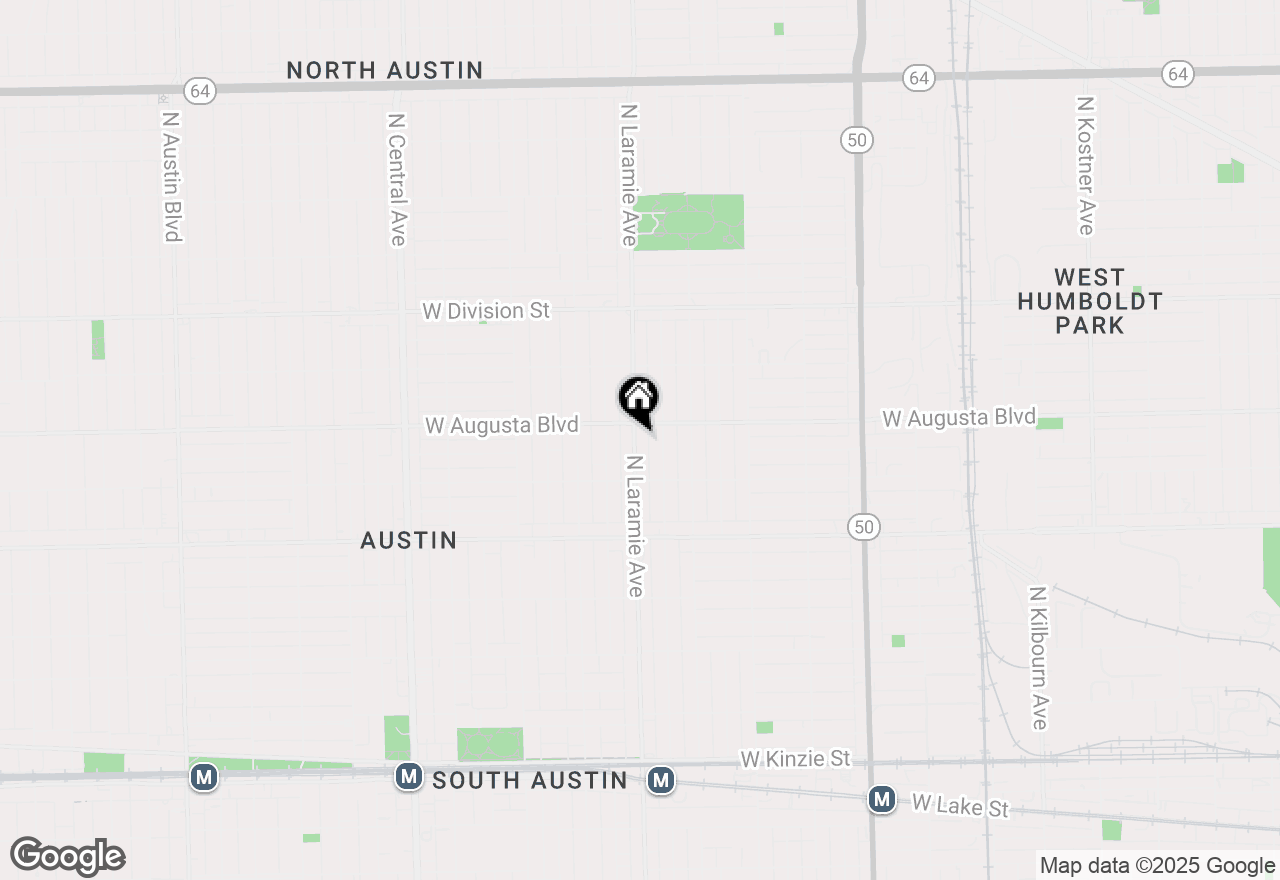 Map of 941-943 N Laramie Avenue, Chicago, IL 60651