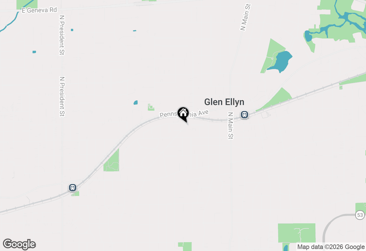 Map of 440 Lorraine Street #2S, Glen Ellyn, IL 60137