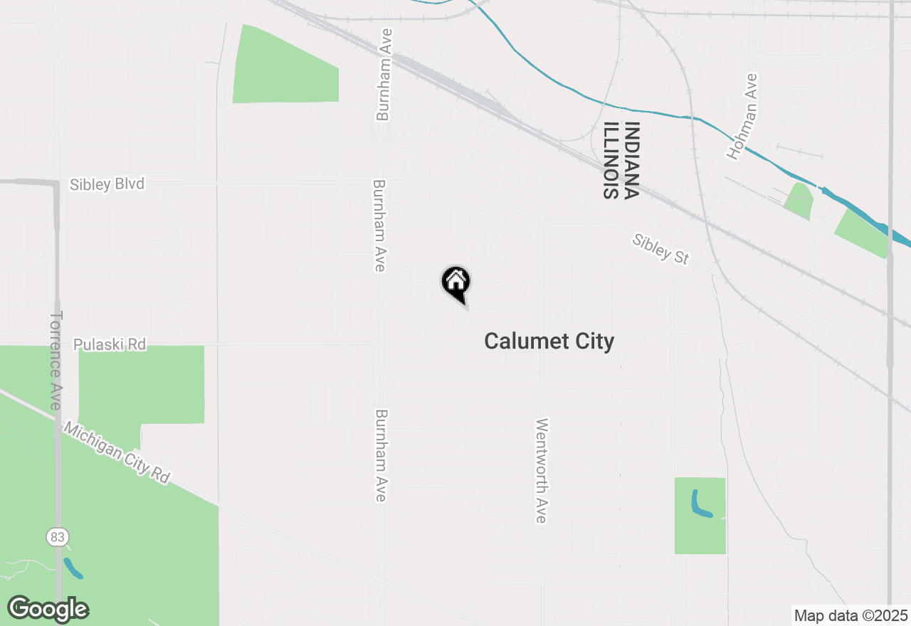 Map of 644 Freeland Avenue, Calumet City, IL 60409