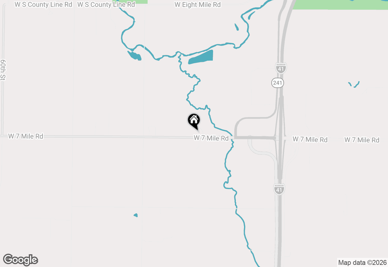 Map of 3640 W 7 Mile Rd, Caledonia, WI 53108