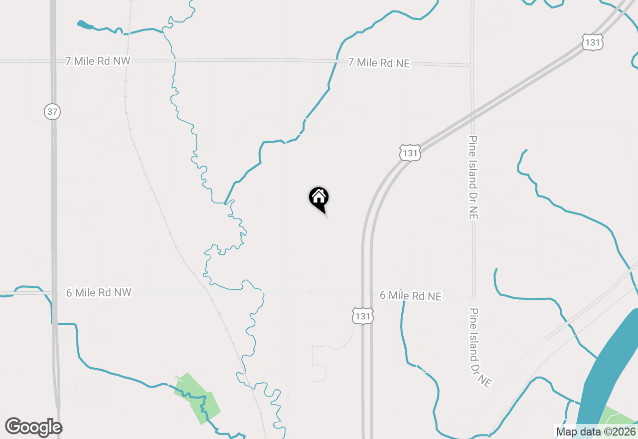 Map of 101 Chicory Street Ne, Comstock Park, MI 49321