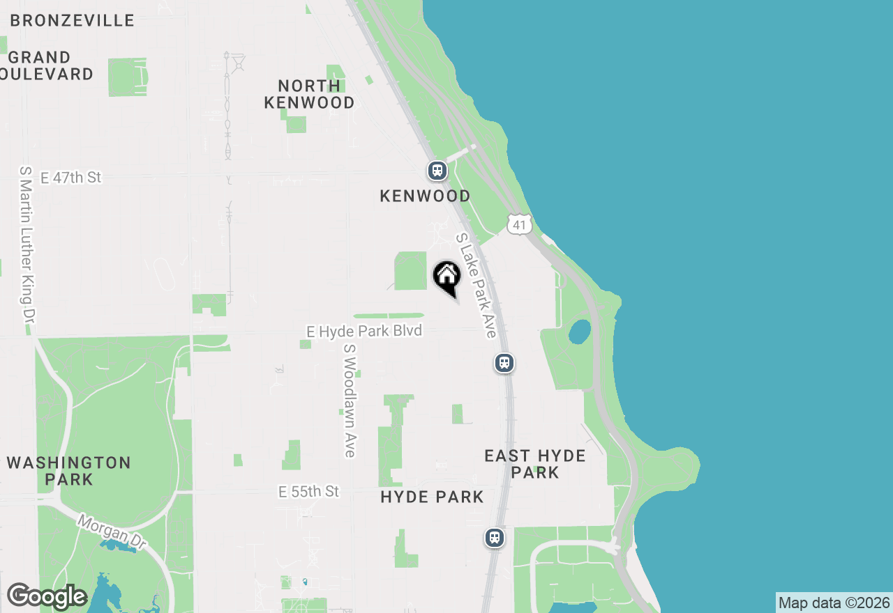 Map of 5020 S Blackstone Avenue #103, Chicago, IL 60615