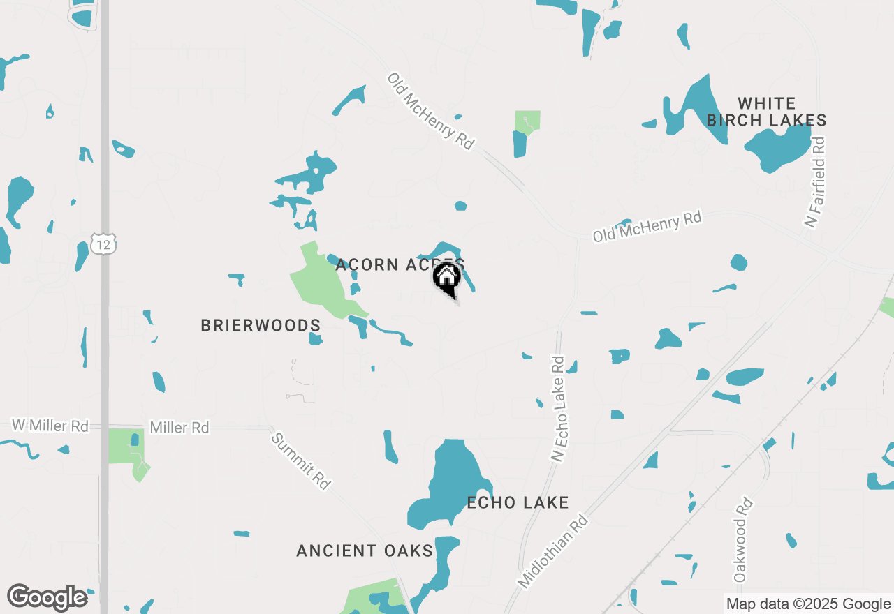 Map of 24 Robin Crest Road, Hawthorn Woods, IL 60047