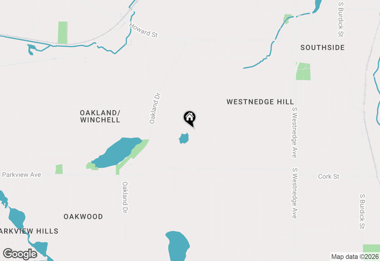 Map of 1431 Edgemoor Avenue, Kalamazoo, MI 49008