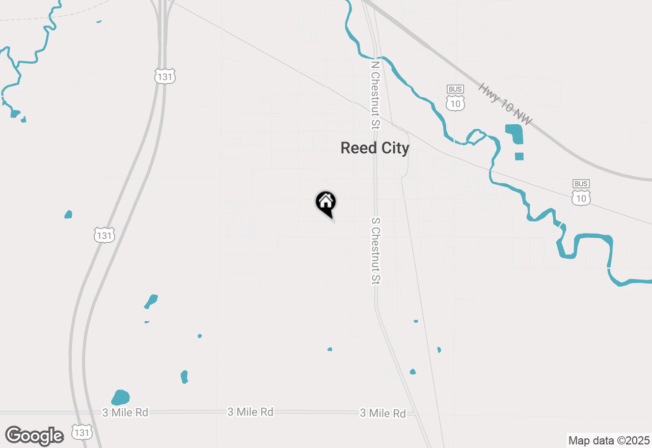 Map of 303 W Osceola Avenue, Reed City, MI 49677