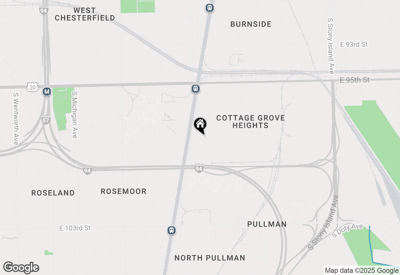 Map of 9800 S Maryland Avenue, Chicago, IL 60628