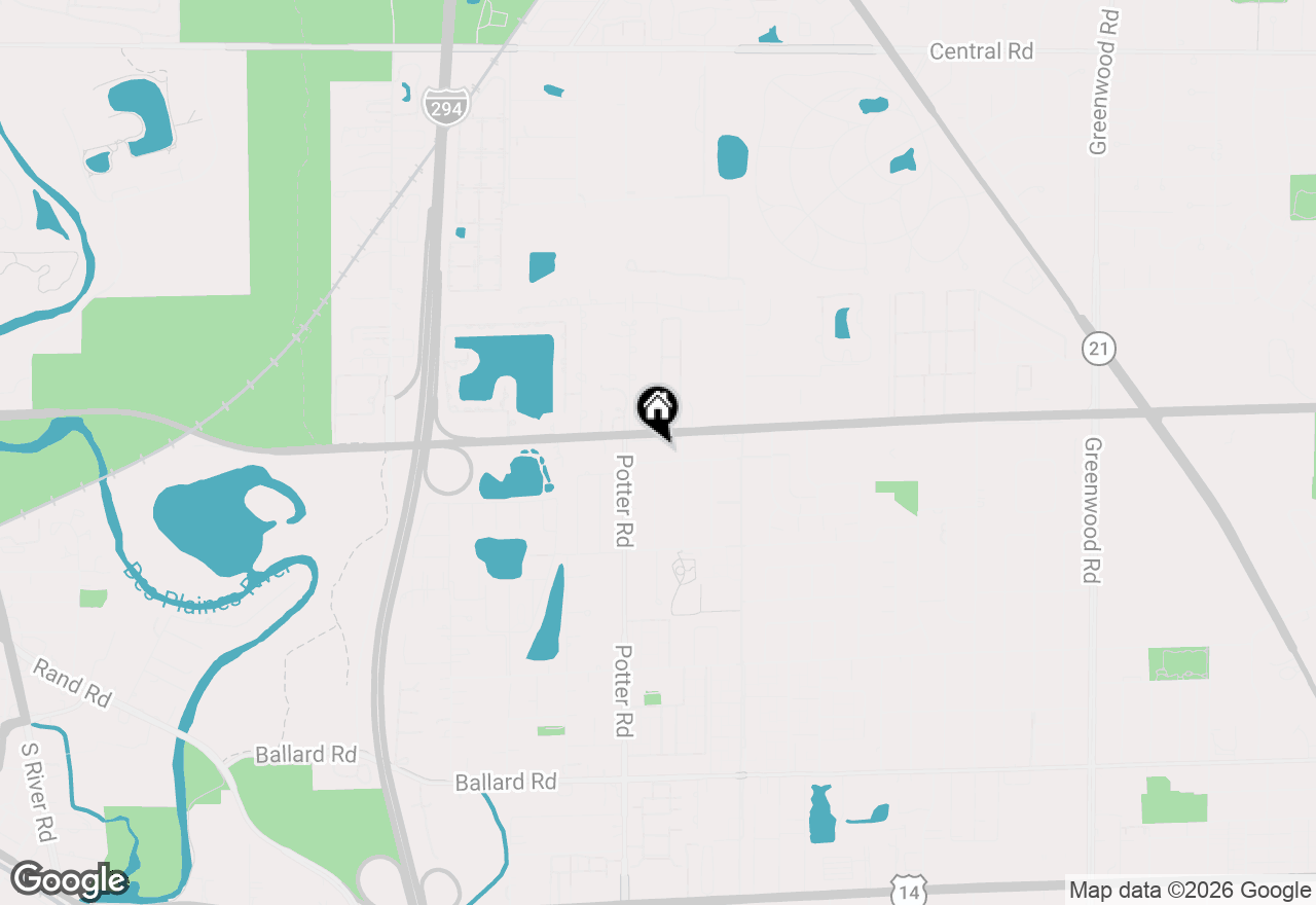 Map of 9342 Noel Avenue #A, Des Plaines, IL 60016