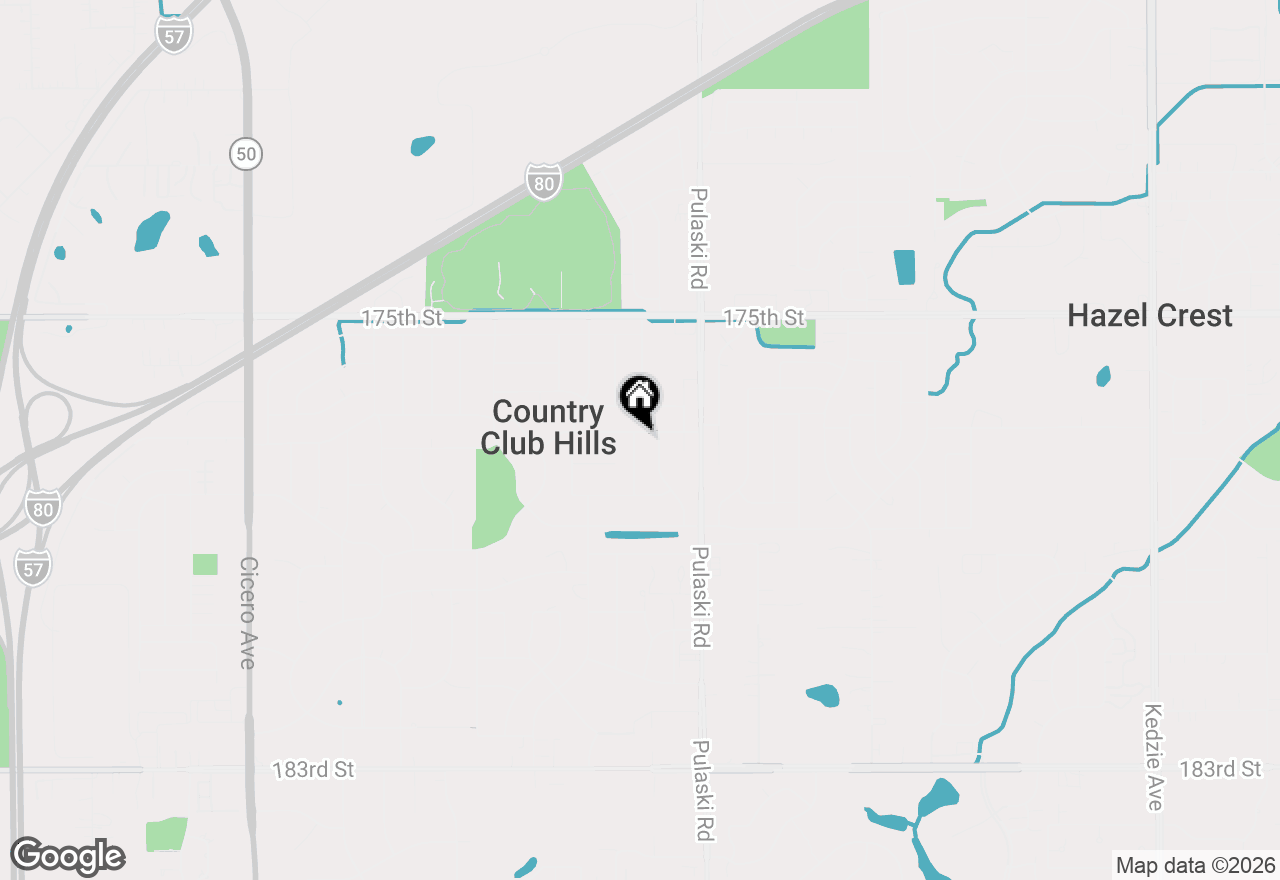 Map of 4061 177th Street, Country Club Hills, IL 60478