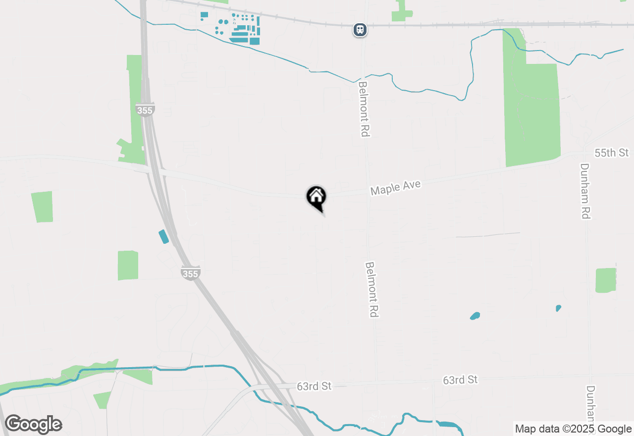 Map of 2395 Durand Drive, Downers Grove, IL 60516