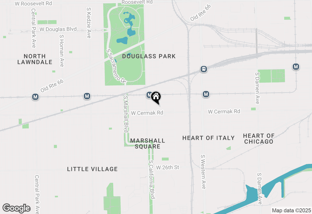 Map of 2135 S Fairfield Avenue, Chicago, IL 60608