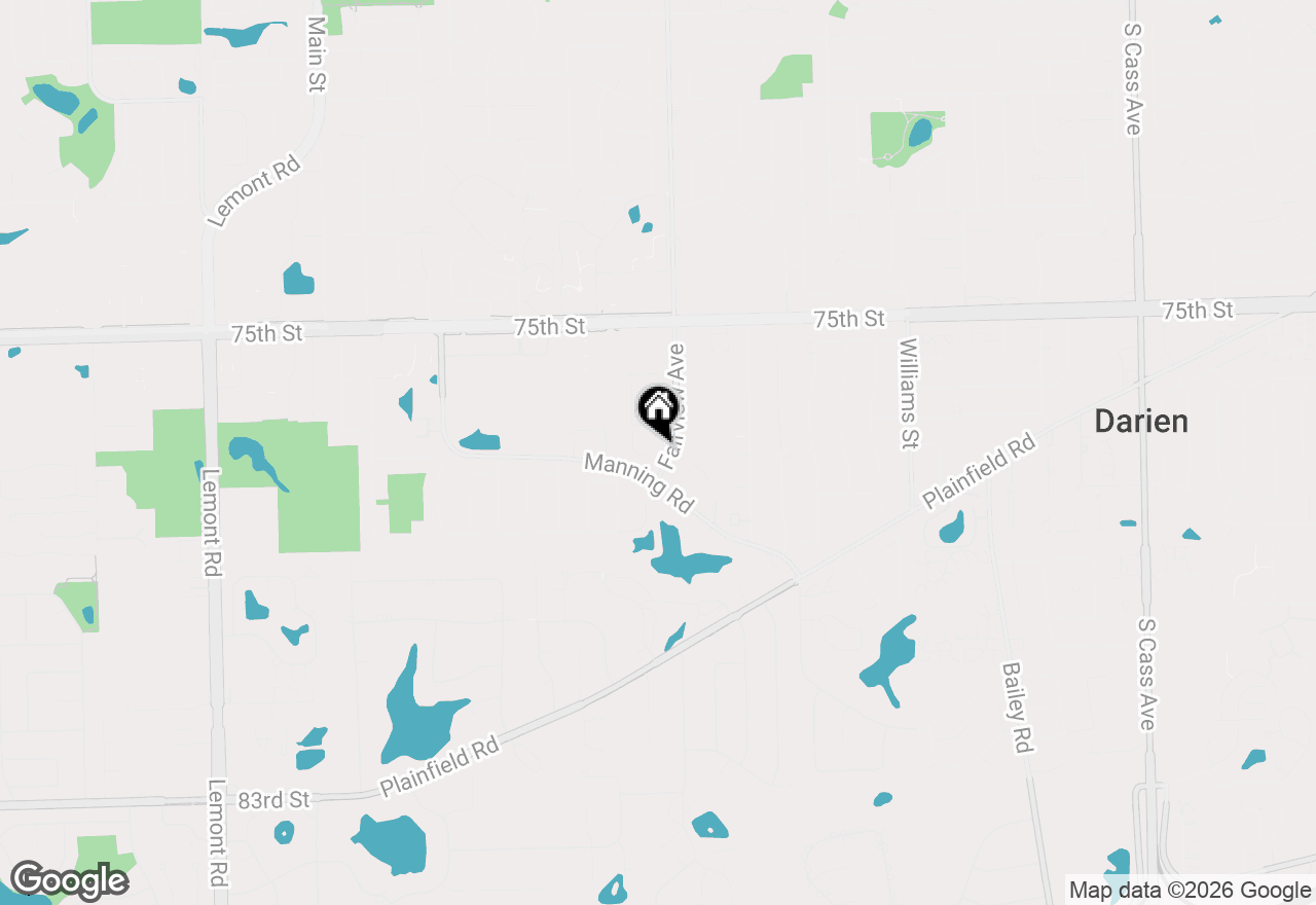 Map of 7635 Wilton Court, Darien, IL 60561