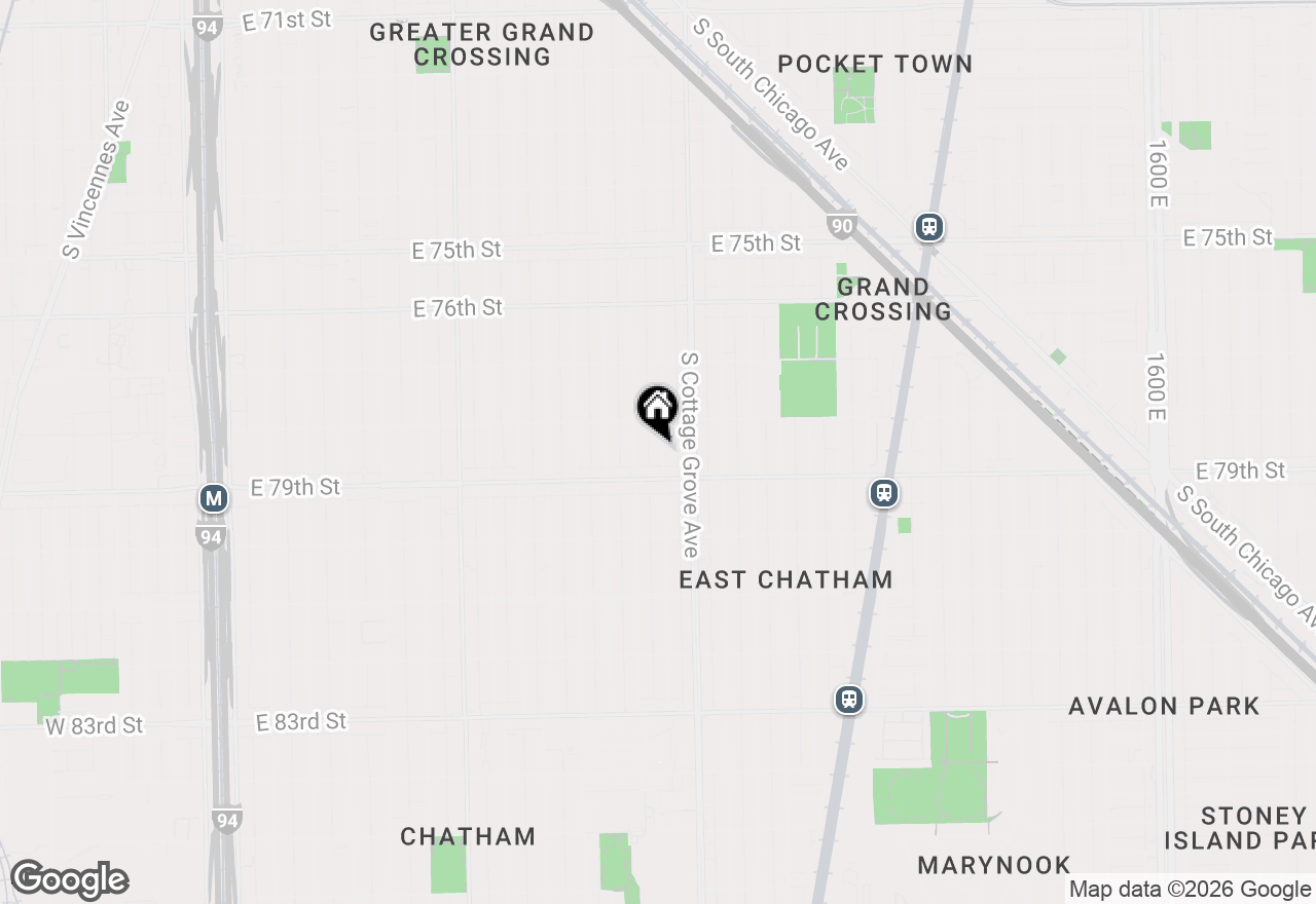 Map of 7832 S Evans Avenue, Chicago, IL 60619