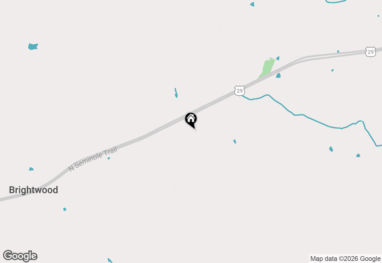 Map of 5878 N Seminole Trl, Brightwood, VA 22715