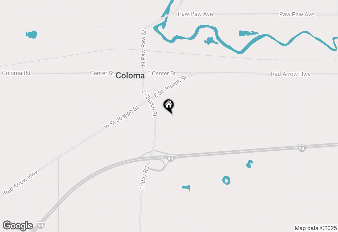 Map of 379 Timber Drive, Coloma, MI 49038