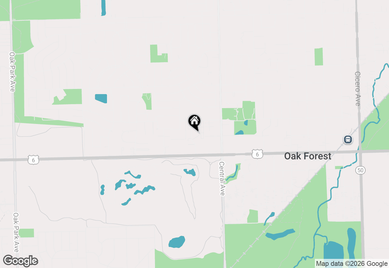 Map of 15705 Peggy Lane #00000, Oak Forest, IL 60452