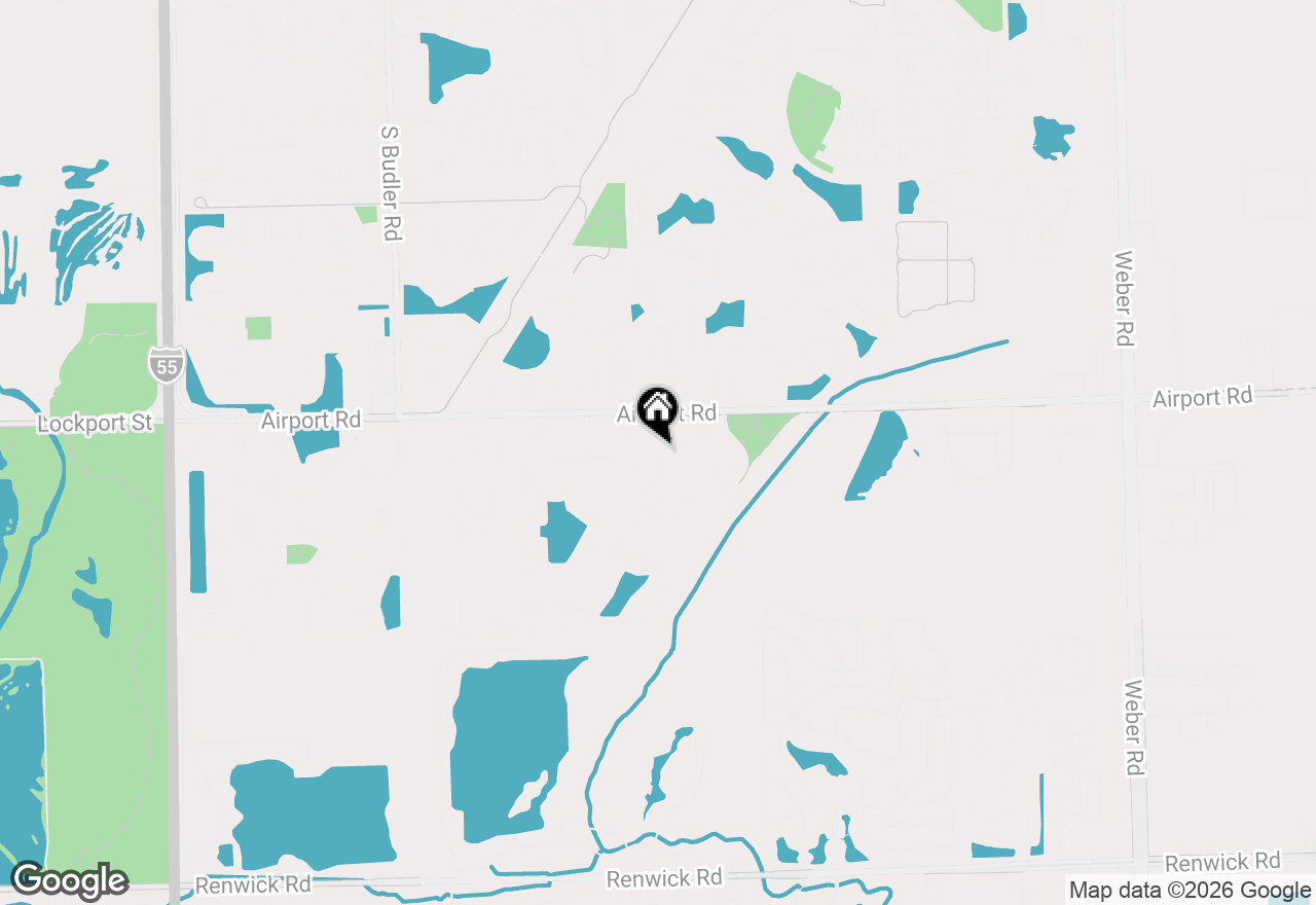 Map of 1658 Fiddyment Drive, Romeoville, IL 60446