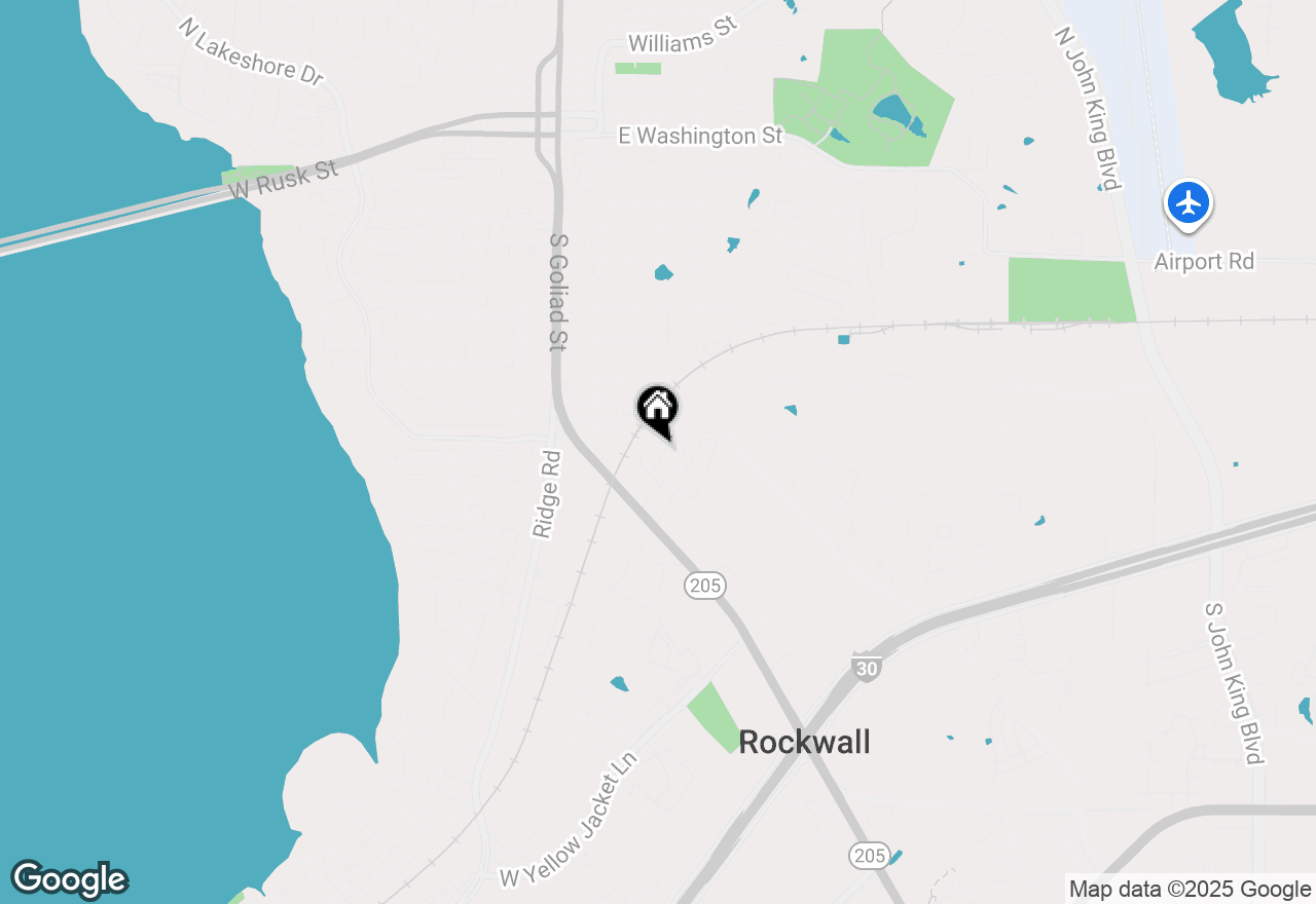 Map of 616 Prosperity Trail, Rockwall, TX 75087