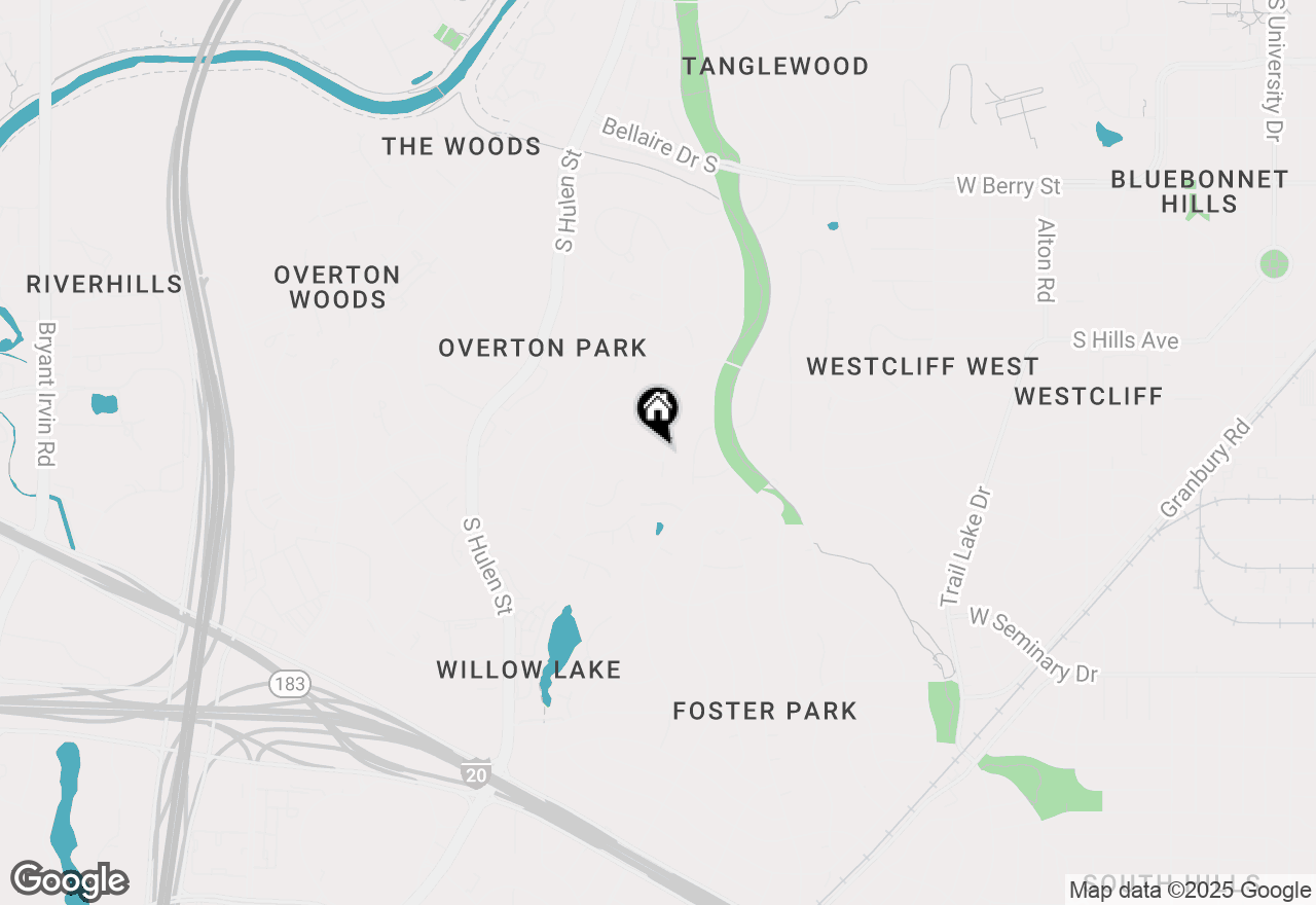 Map of 3816 Trails Edge Road, Fort Worth, TX 76109