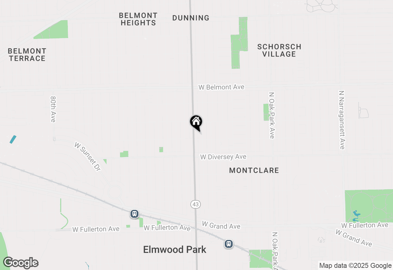 Map of 2919 N Harlem Avenue #408, Chicago, IL 60707