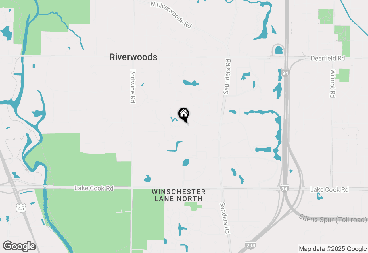 Map of 364 Shadow Creek Lane, Riverwoods, IL 60015