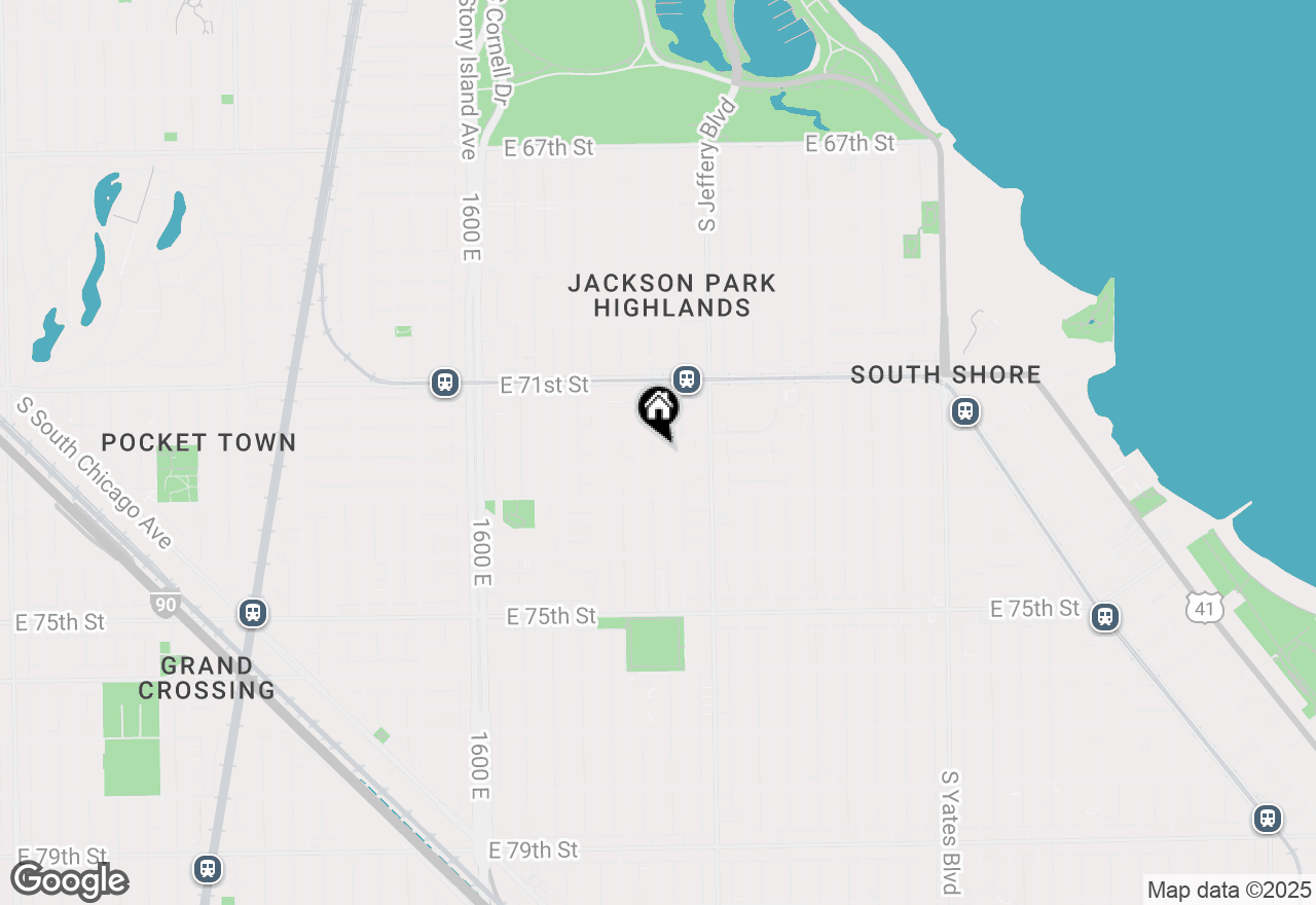 Map of 7212 S Euclid Avenue, Chicago, IL 60649
