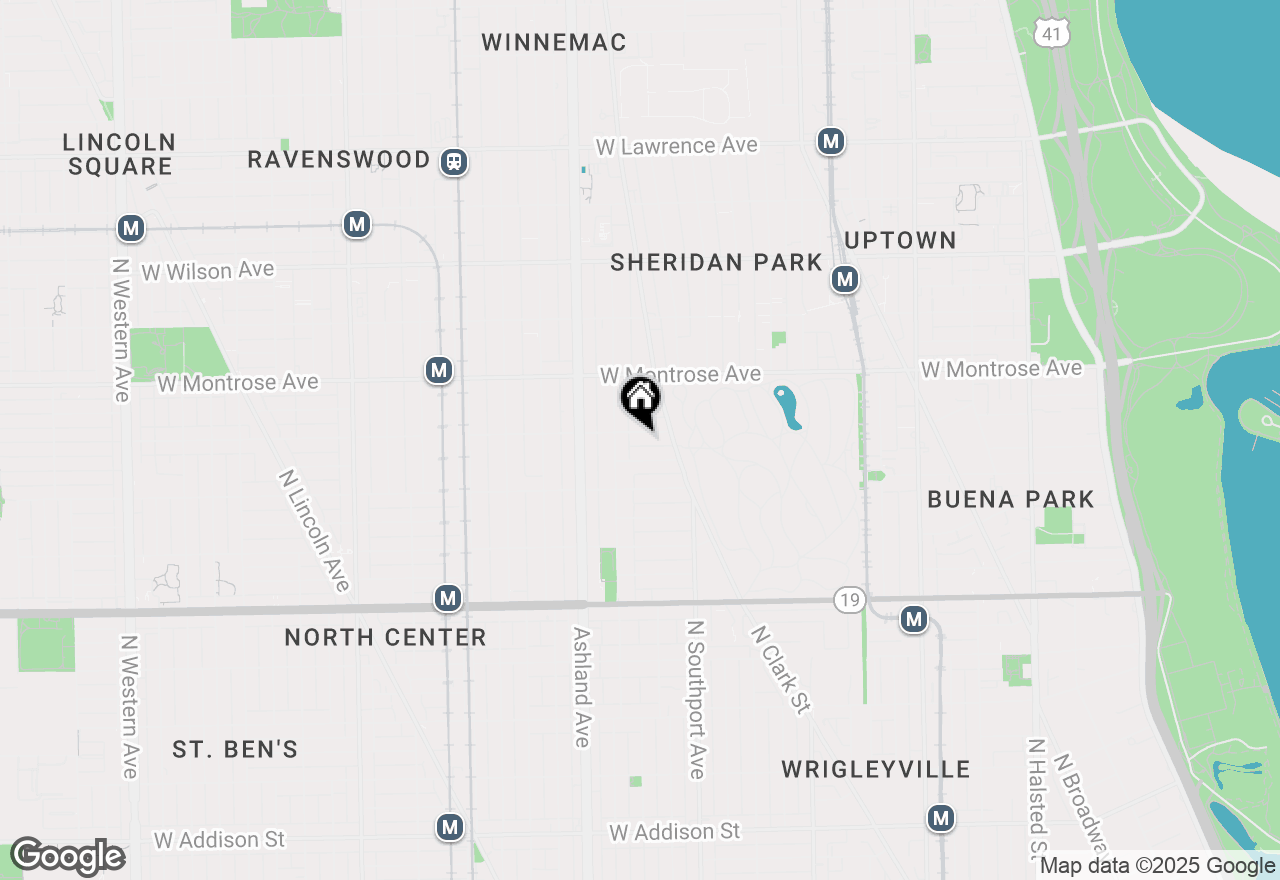 Map of 1455 W Cullom, Chicago, IL 60613