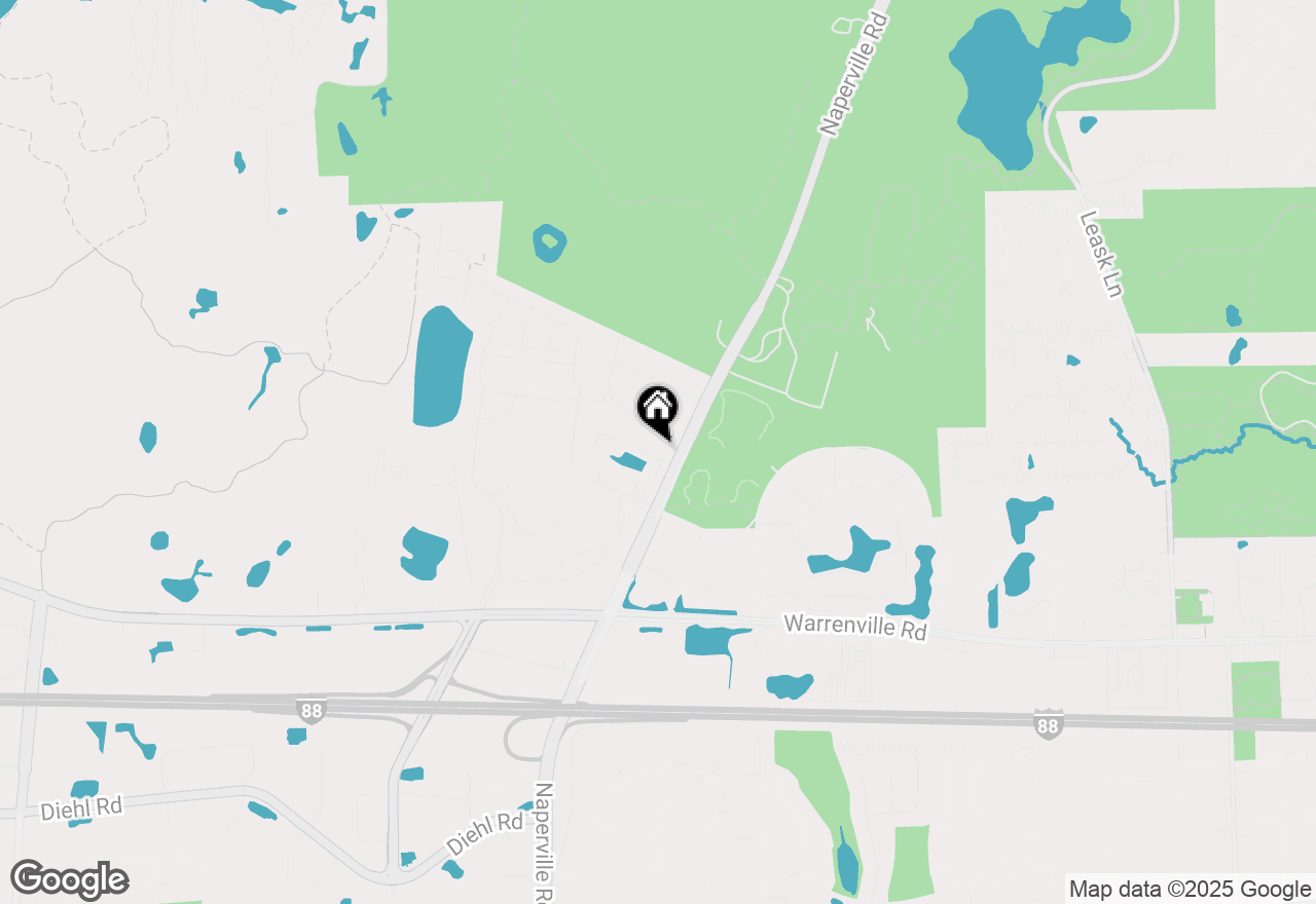 Map of 1379 Danada Court, Naperville, IL 60563