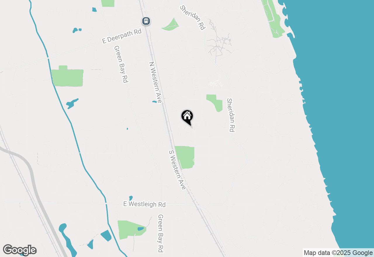 Map of 39 Washington Circle, Lake Forest, IL 60045