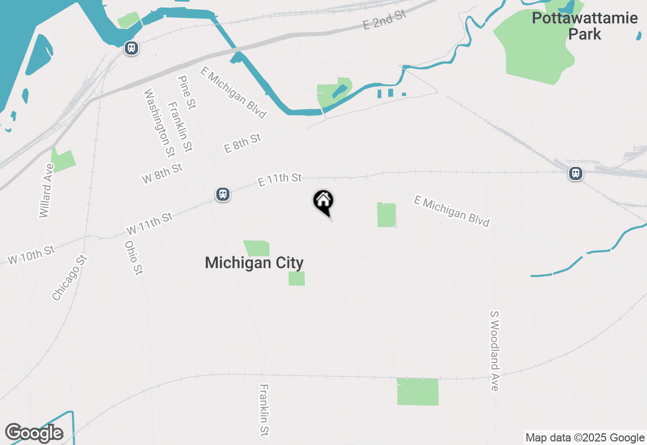 Map of 506 Dupage Street, Michigan City, IN 46360