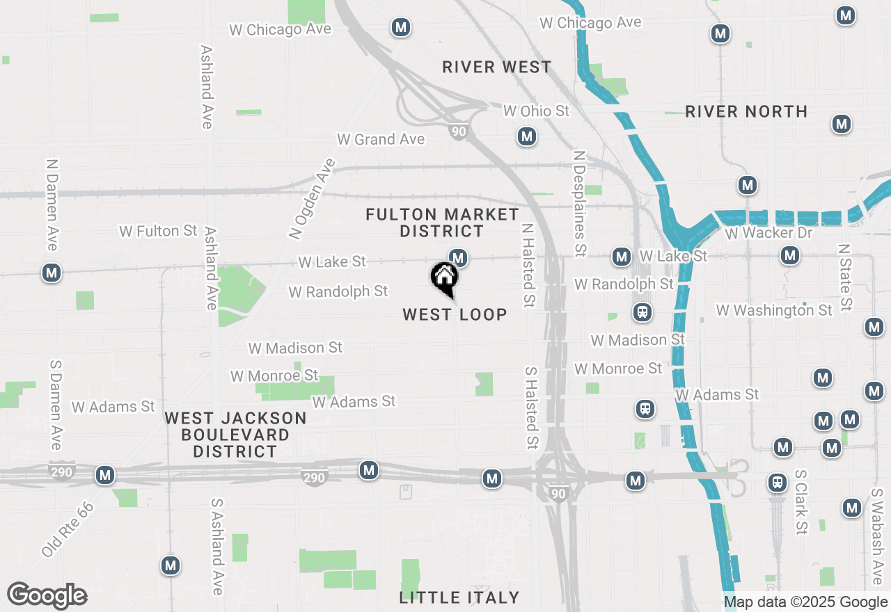 Map of 1000 W Washington Boulevard #330, Chicago, IL 60607