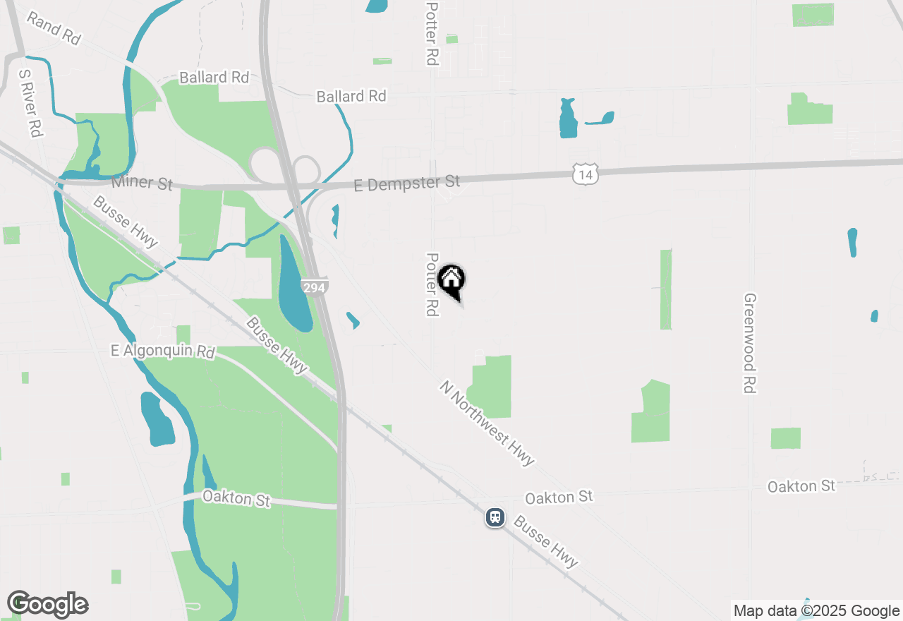 Map of 1456 Tyrell Avenue, Park Ridge, IL 60068