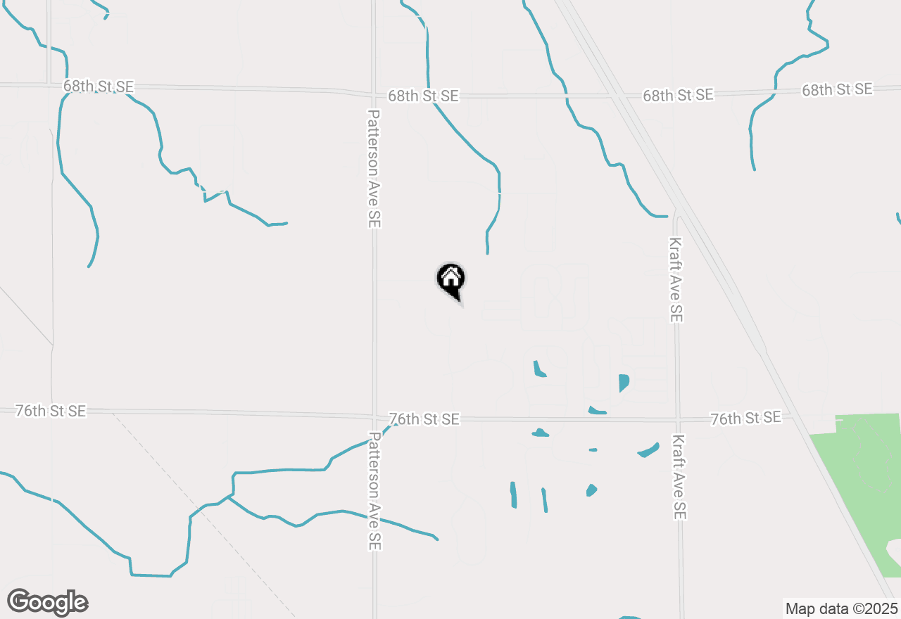 Map of 7351 Bramling Drive Se, Caledonia Twp, MI 49316