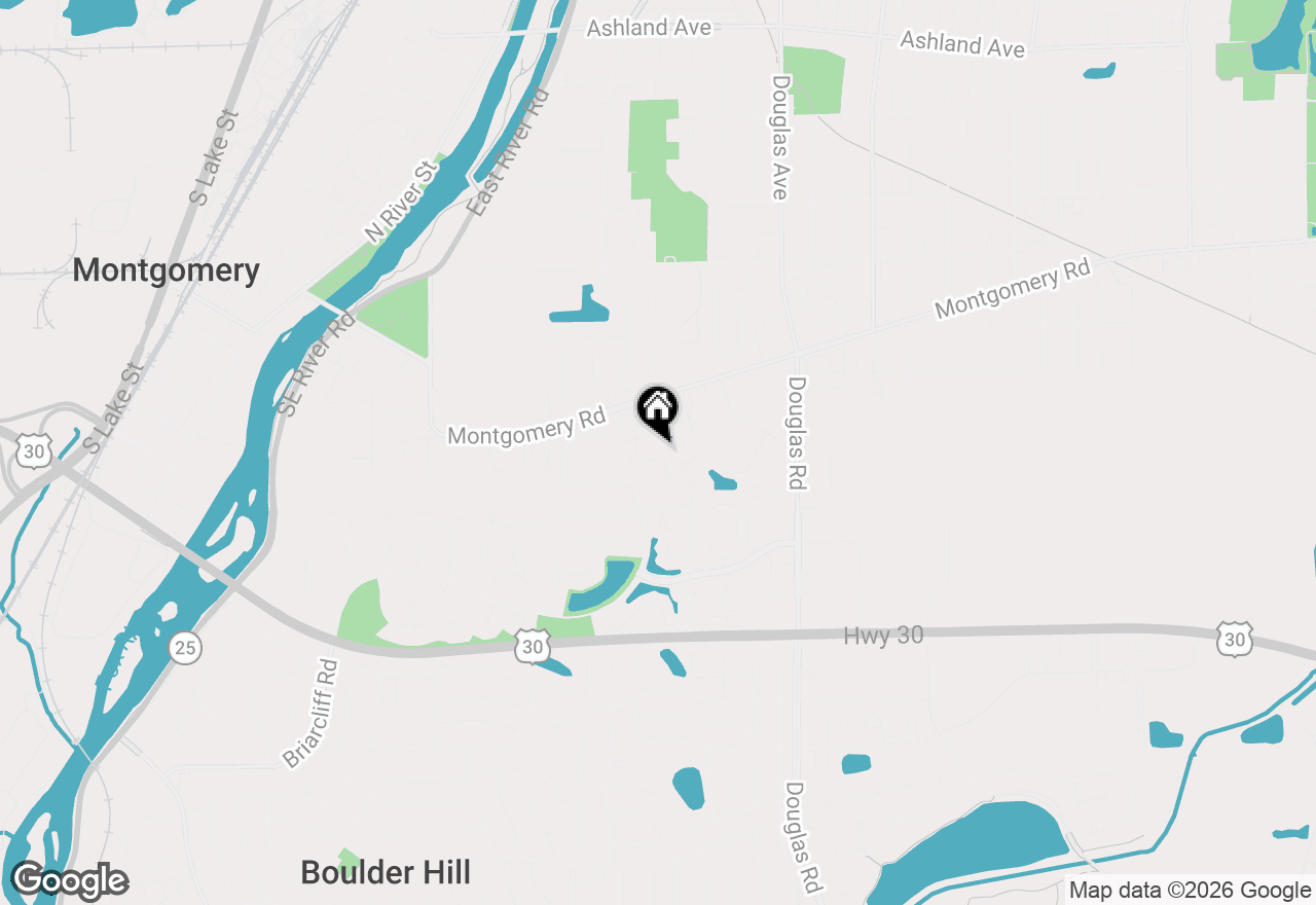 Map of 1417 Manning Avenue, Montgomery, IL 60538