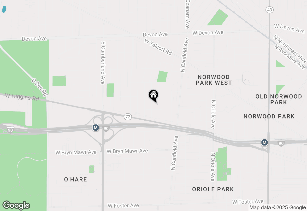 Map of 1901 S Ashland, Park Ridge, IL 60068