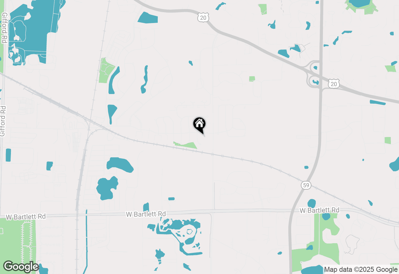 Map of 371 Persimmon Court, Bartlett, IL 60103