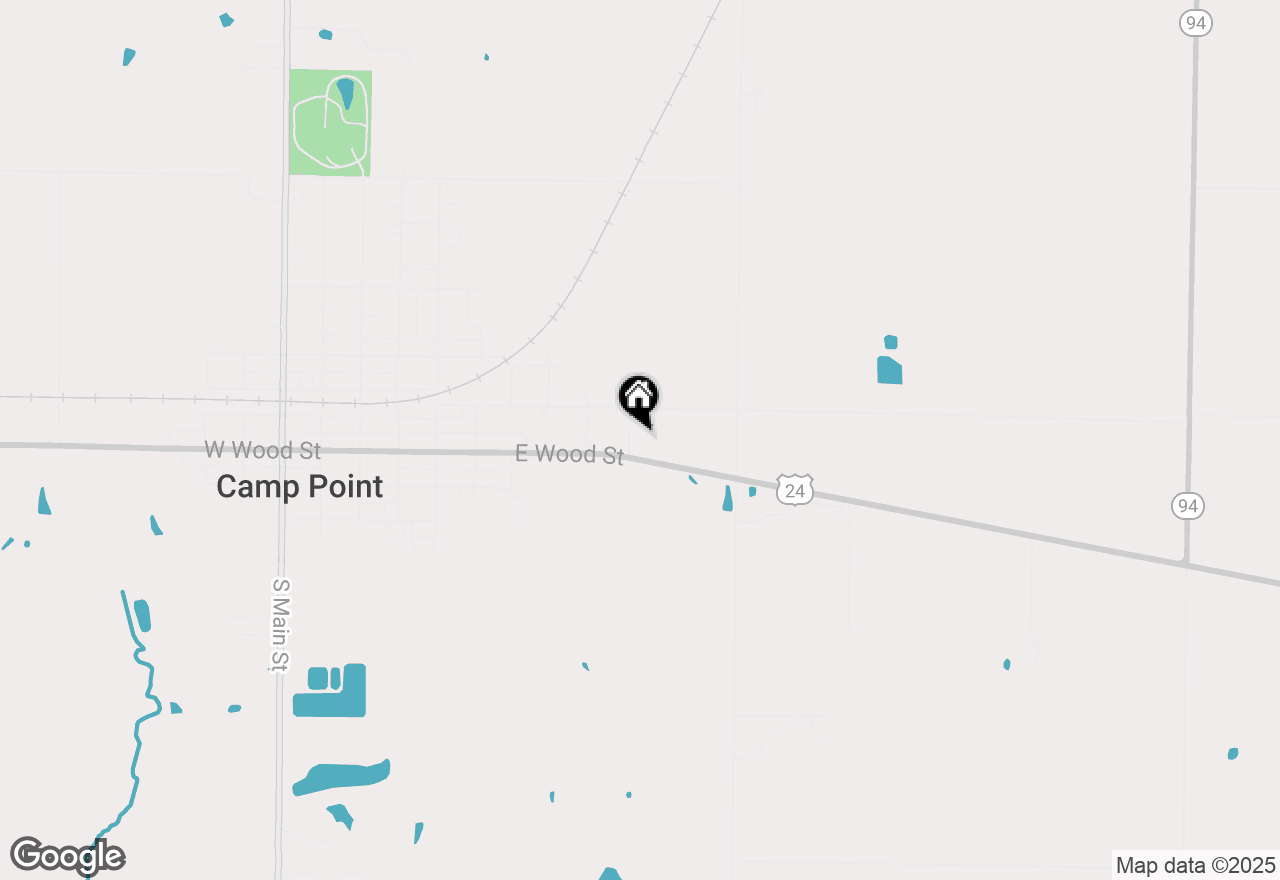 Map of 804 E Wood St., Camp Point, IL 62320