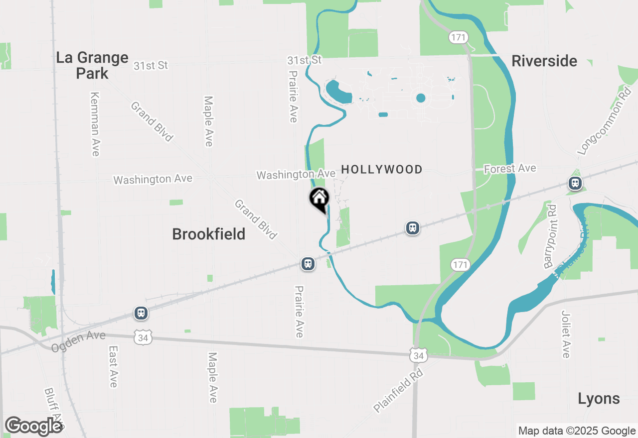 Map of 3631 Forest Avenue #A, Brookfield, IL 60513