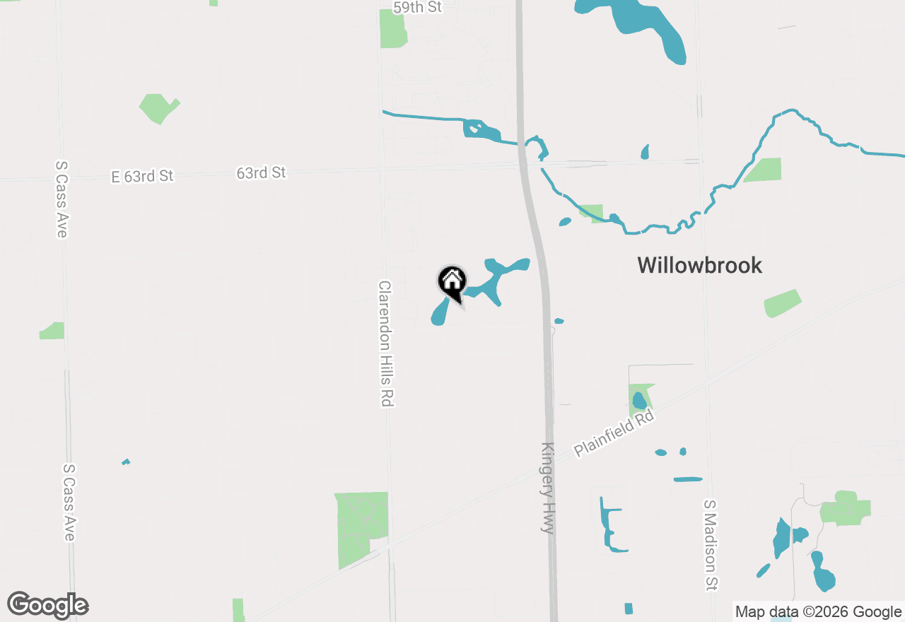 Map of 301 Lake Hinsdale Drive #108, Willowbrook, IL 60527